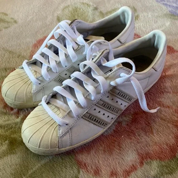 adidas gazelle silver green womens ADIDAS Super Star 80s Human Made 